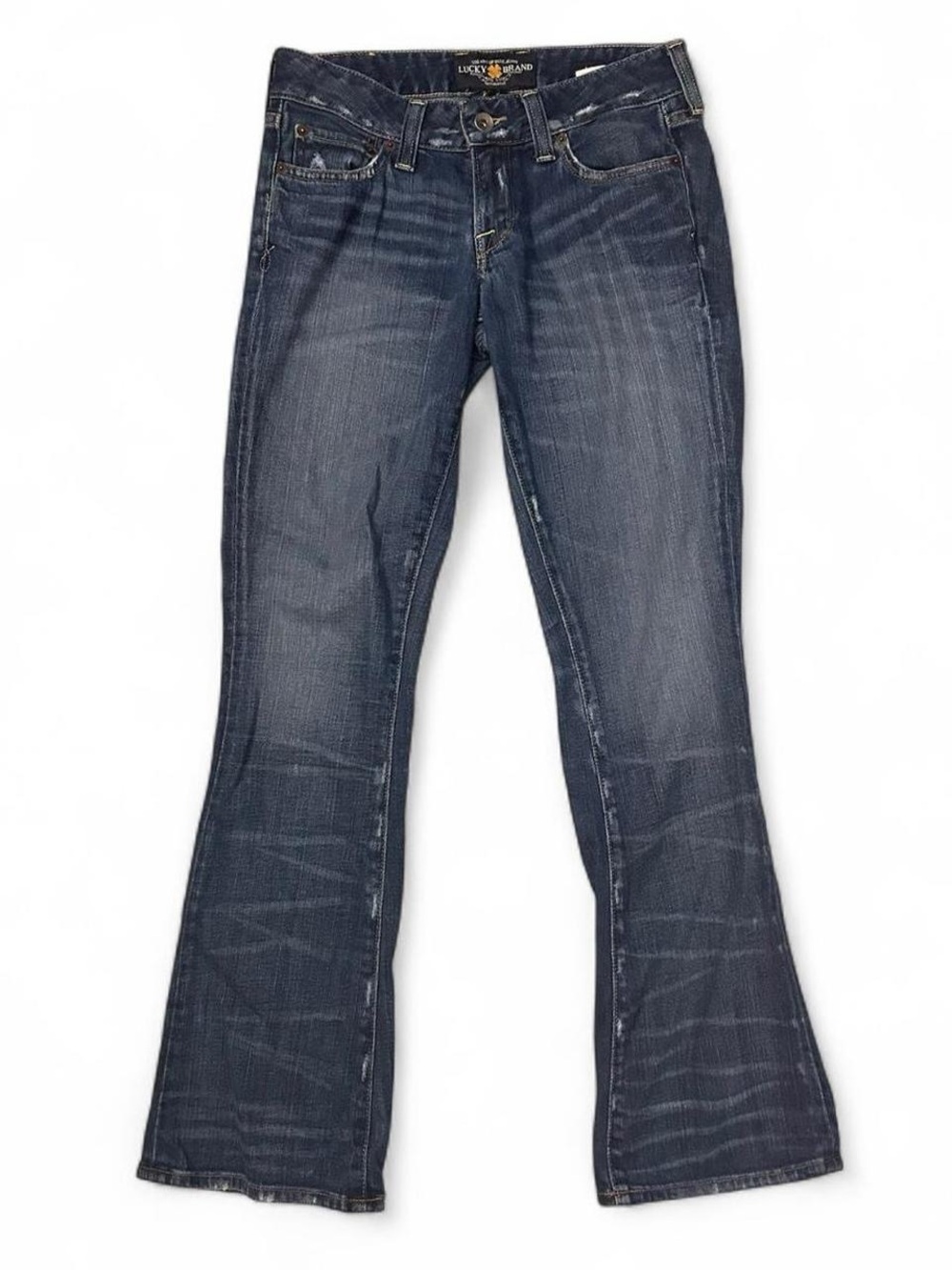 y2k flared boot blue jeans
